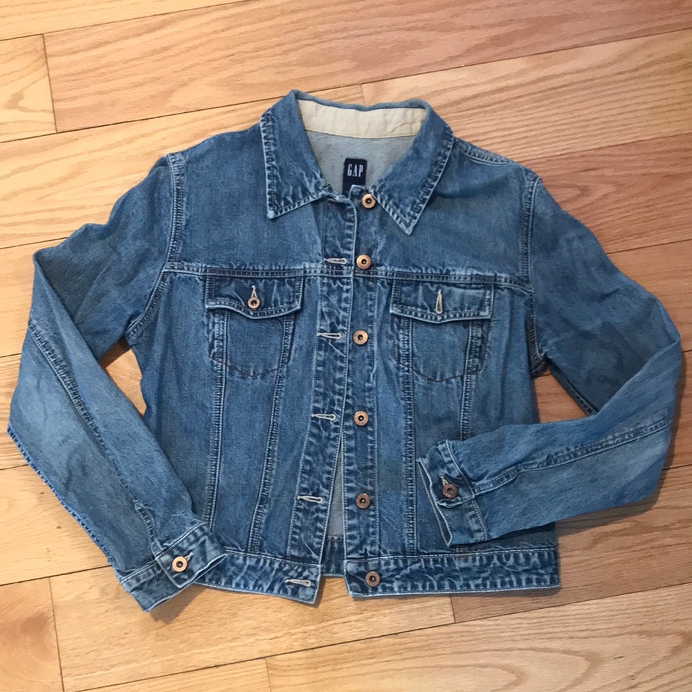 Gap jean jacket size large